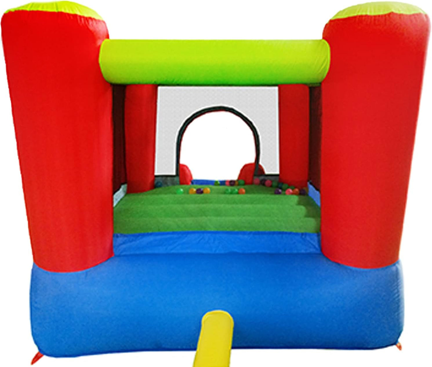 8x7 Junior Inflatable Bouncer Slide with 50 Balls-4