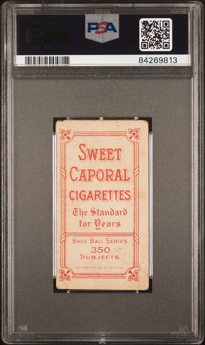 Vintage Dineen Dinneen T206 Sweet Caporal cigarette card in PSA protective case