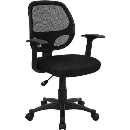 Black Mesh Mid-Back Office Chair - Office Chair