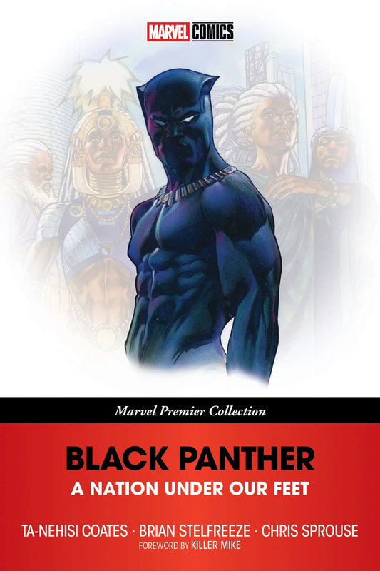 Black Panther comic book cover from Ta-Nehisi Coates Marvel Premier Collection TPB