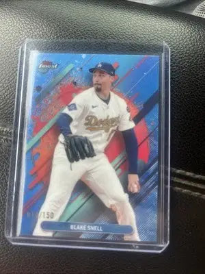 BLAKE SNELL 2025 Topps RARE FINEST PARALLEL CARD #’D/150 DODGERS - Trading Card