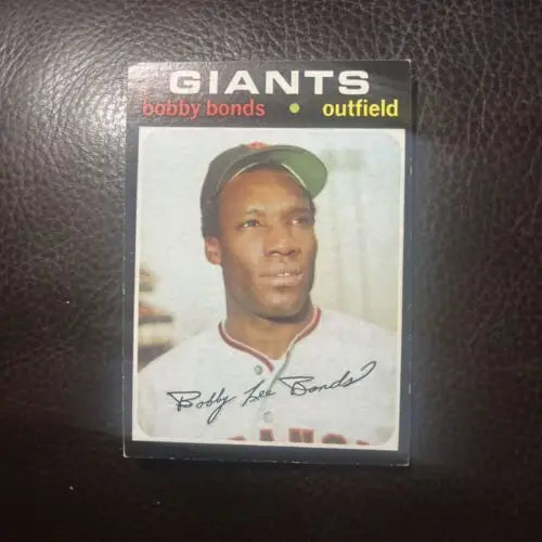 Vintage Bobby Bonds trading card from the 1971 Topps Giants set #295