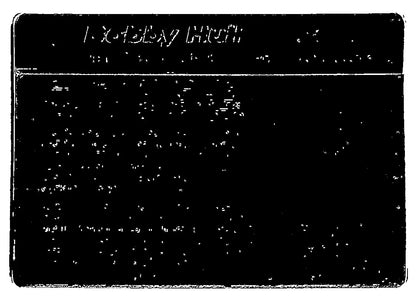 Worn plastic card from Bobby Hull Gold Prototype 1993 Action Packed BH2 Hockey HOF Blackhawks Promo