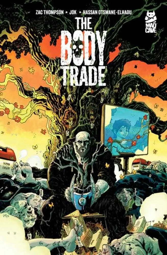 Comic book cover for Body Trade TPB showcasing vibrant artwork and bold title