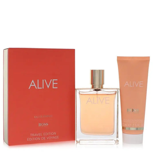 Hugo Boss Boss Alive Eau de Parfum travel gift set with lotion for women
