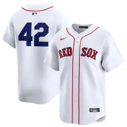 White Boston Red Sox Nike 2024 Jackie Robinson Day Home Limited Jersey alt text
