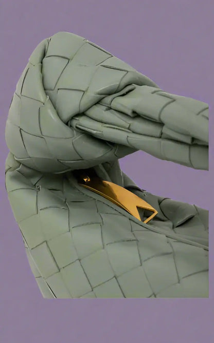 Bottega Veneta GRAY LEATHER HANDBAG - Handbags