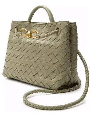 Bottega Veneta GREEN LEATHER HANDBAG - Handbags