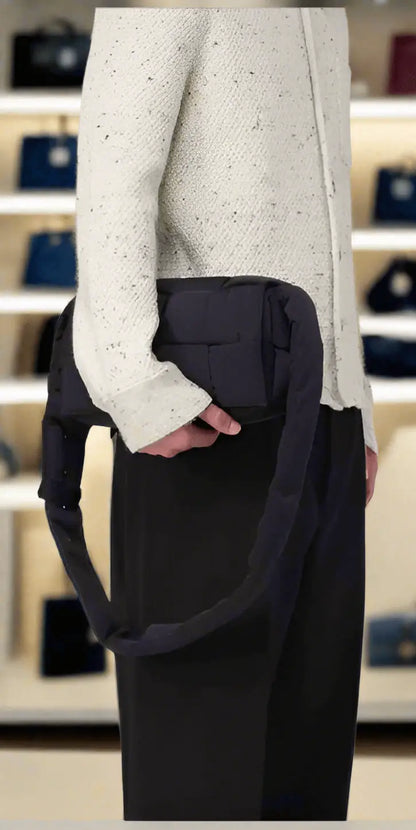 Bottega Veneta men’s NAVY BLUE NYLON BAG - Shoulder bags