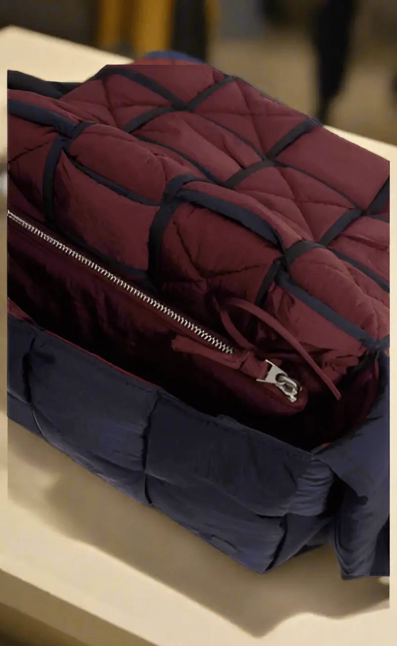 Bottega Veneta men’s NAVY BLUE NYLON BAG - Shoulder bags