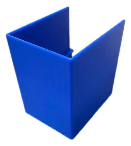 Blue Break Buddy U-shaped plastic display stand for penny sleeves and toploader holders
