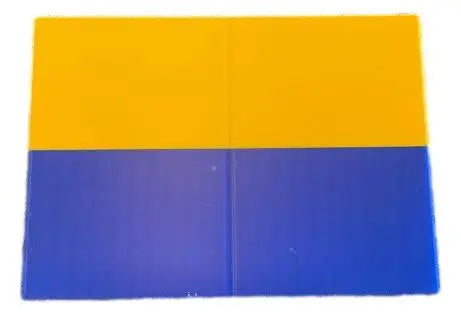 Break Buddy GO Blue Michigan card organizer with yellow and blue flag design for card breakers