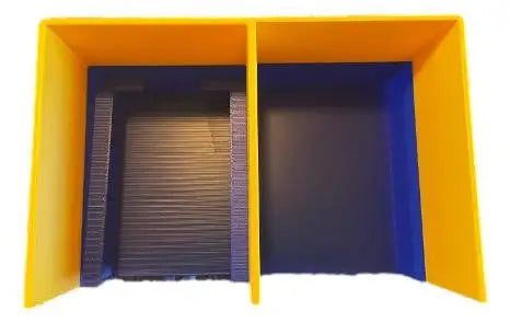 Break Buddy GO Blue Michigan Card Organizer with two compartments for card breakers