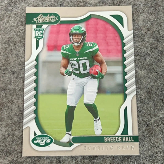 Breece Hall New York Jets rookie football card from 2022-2024 set