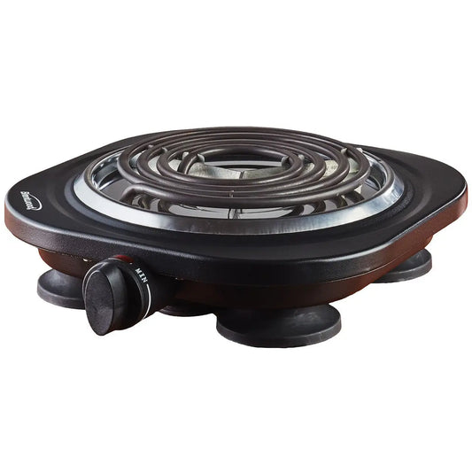 Brentwood TS-321BK 1000 Watt Single Electric Burner in Black - Electric Burner