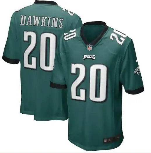 Green Philadelphia Eagles Brian Dawkins #20 Nike Game Retired Player Jersey