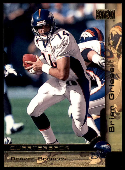 Brian Griese football card from 2000 SkyBox #4 Denver Broncos for sports collectibles