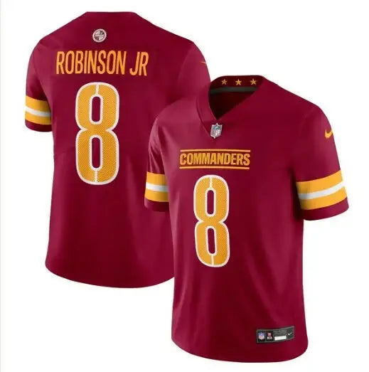Maroon Washington Commanders Brian Robinson Jr. Nike Vapor Untouchable Limited Jersey with gold details