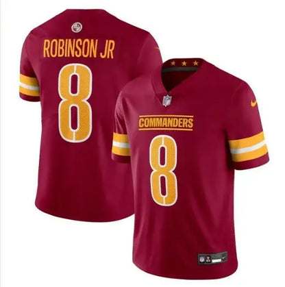 Maroon Washington Commanders Brian Robinson Jr. Nike Vapor Untouchable Limited Jersey with gold details