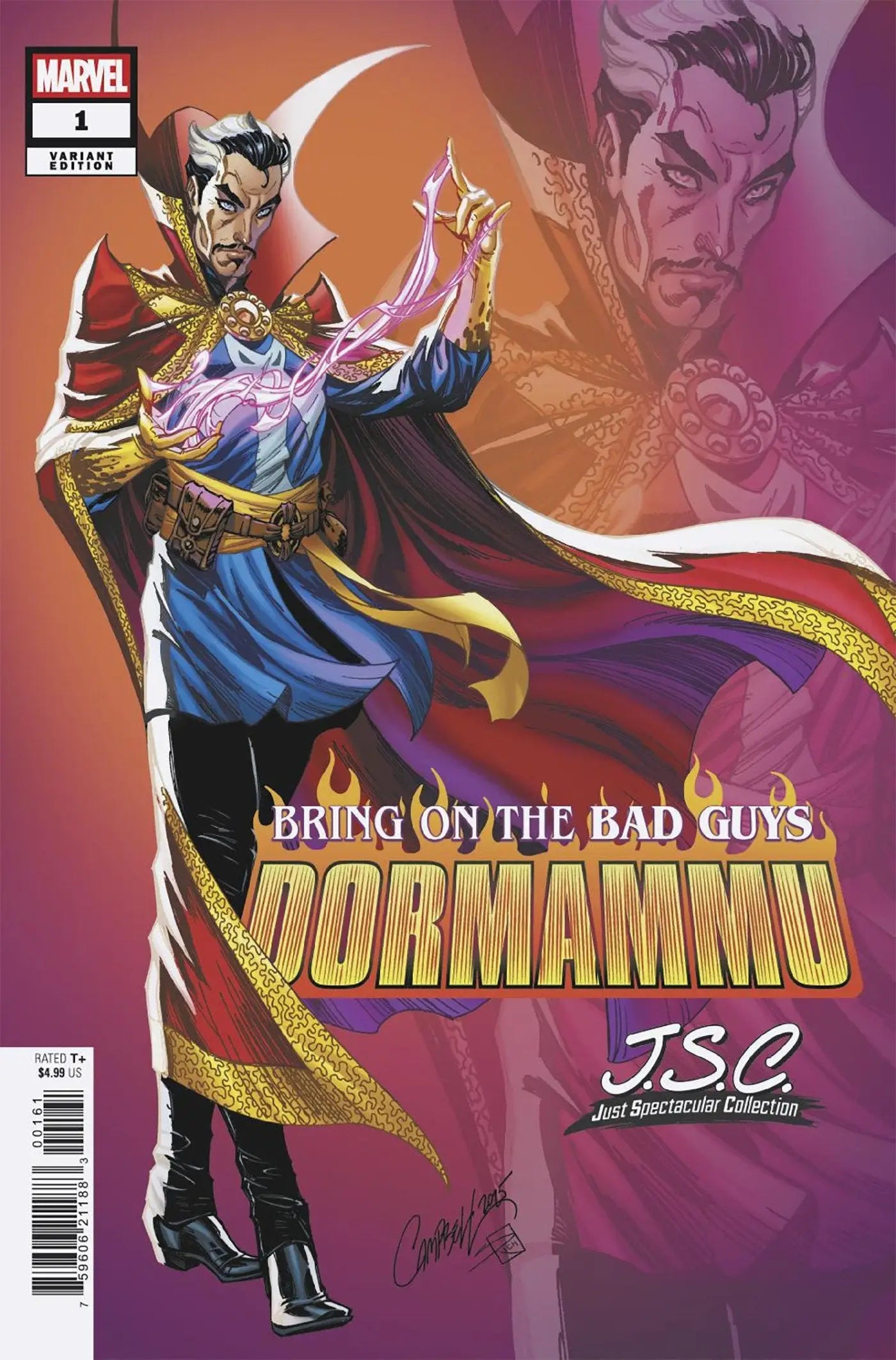 Marvel comic book featuring Doctor Strange from Bring On The Bad Guys Dormammu #1