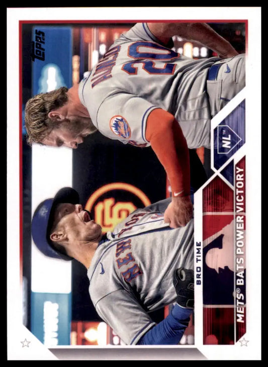 Bro Time 2023 Topps Baseball Card featuring New York Mets player