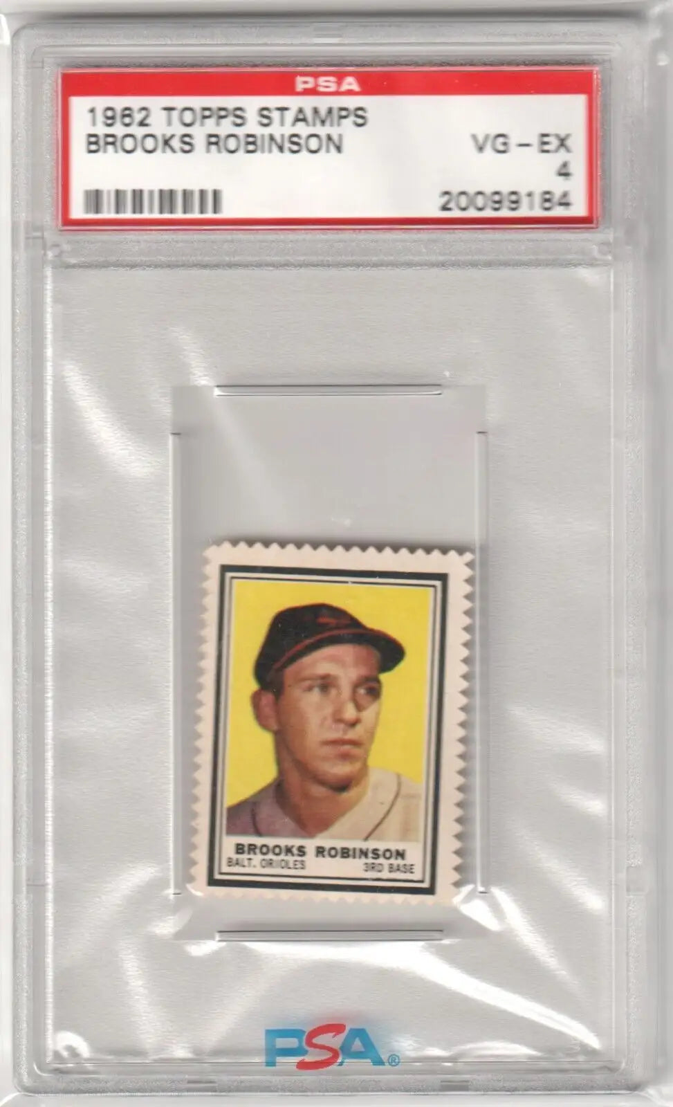 Graded Brooks Robinson Topps Stamps PSA 4 Columbia Hobby eBay collectible rarity