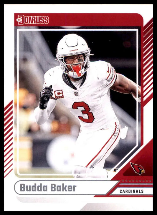 Budda Baker football card from 2024 Donruss Arizona Cardinals collection