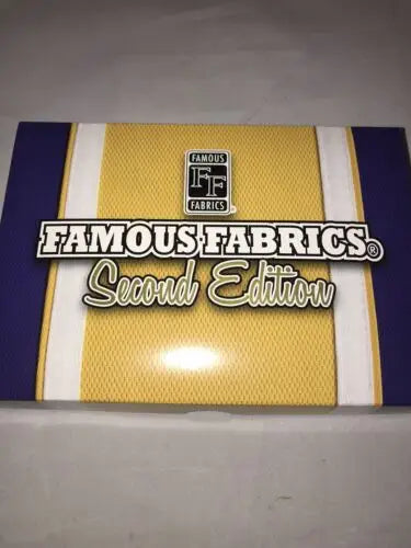 Famous Fabrics Second Edition book featuring Buffalo Bills Sabres Jersey Fam Fabrics