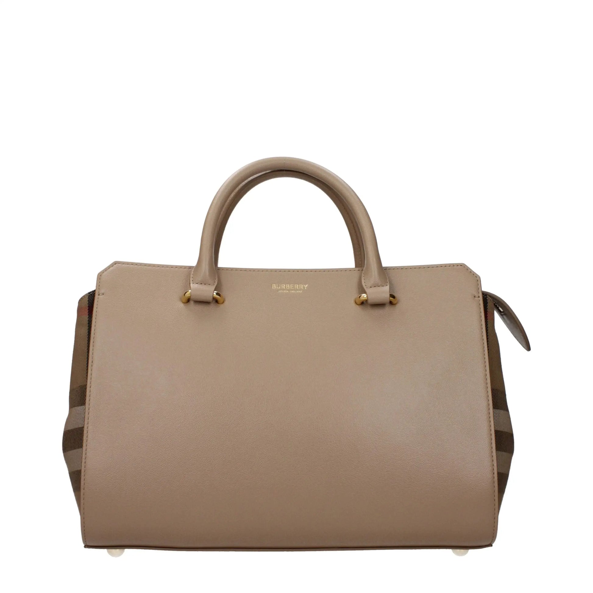 Burberry Beige Leather Handbag - Handbag