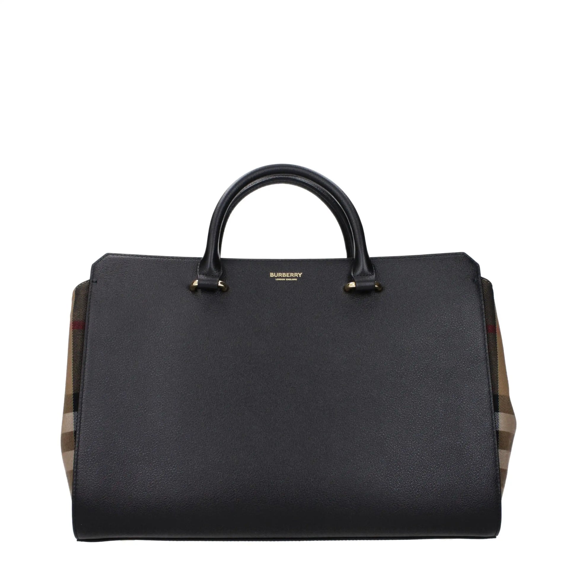 Burberry Black Leather Handbag - Handbag