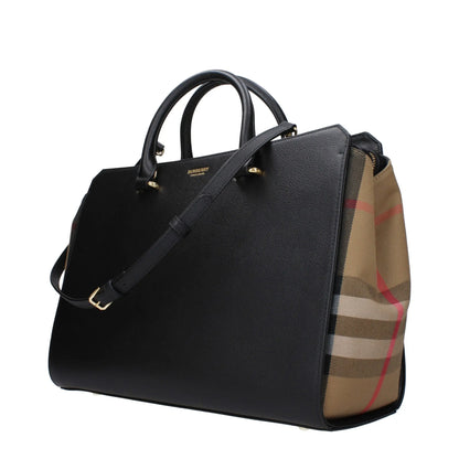 Burberry Black Leather Handbag - Handbag