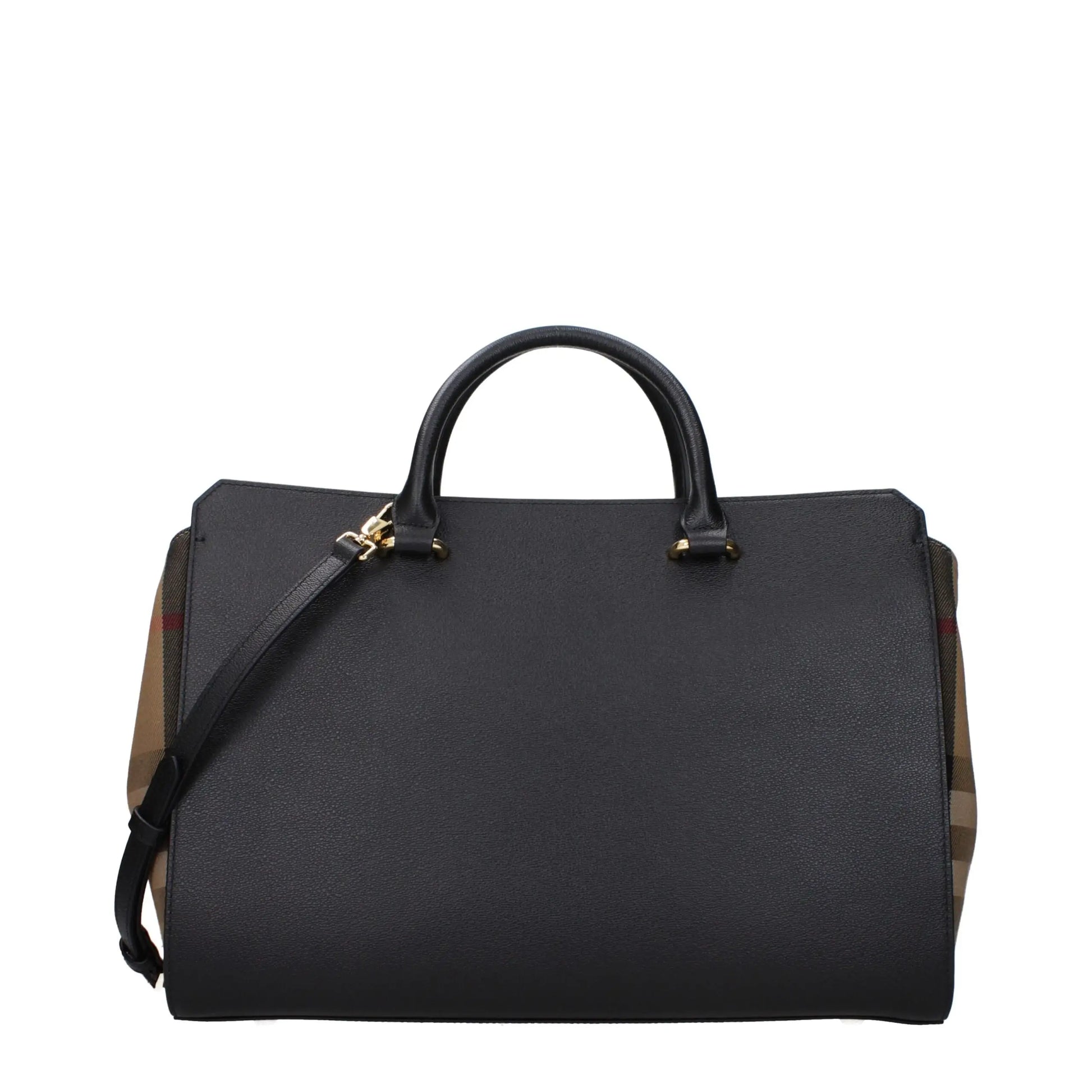 Burberry Black Leather Handbag - Handbag