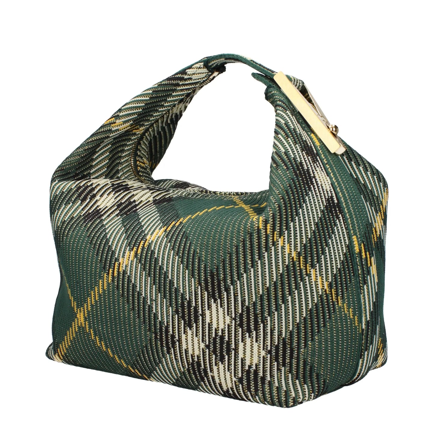 Burberry Green Fabric Handbag - Handbag