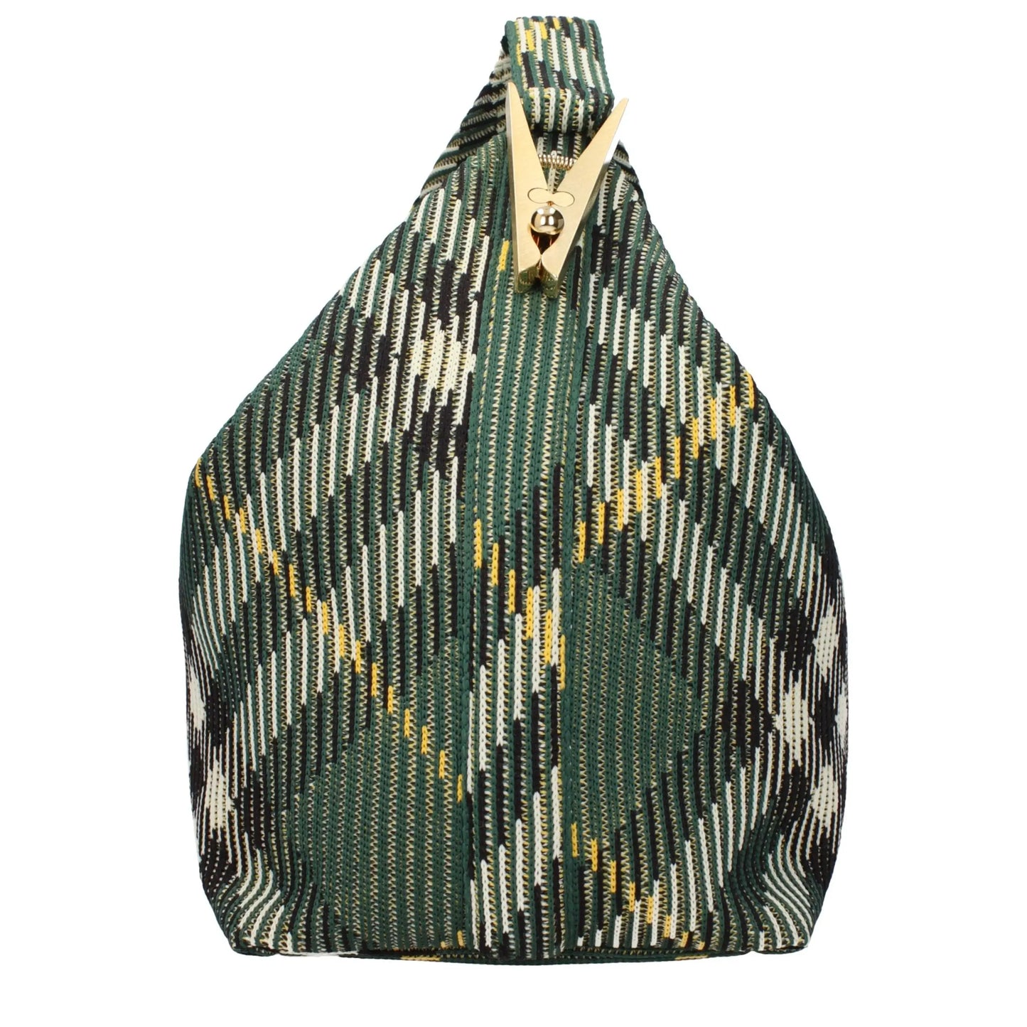 Burberry Green Fabric Handbag - Handbag