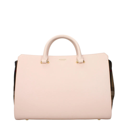 Burberry Pink Leather Handbag - Handbag