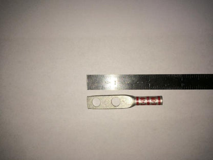 Burndy 600 - 35000 V 3 AWG 8 AWG Weld 2 hole Connector Compression Terminal