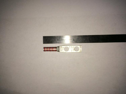 Burndy 600 - 35000 V 3 AWG 8 AWG Weld 2 hole Connector Compression Terminal