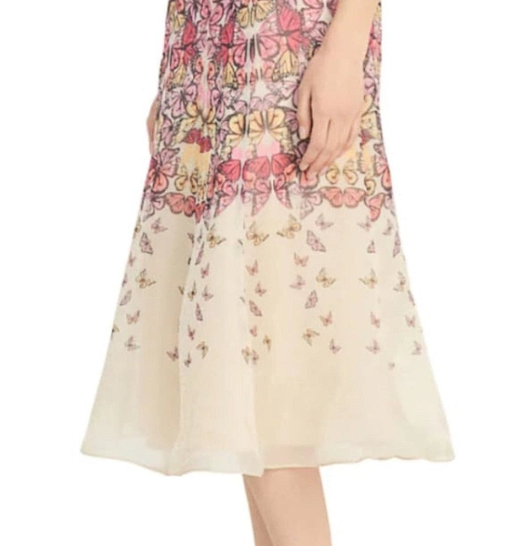 Maggy London Butterfly Organza Day Dress