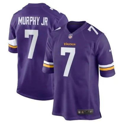 Purple Minnesota Vikings Byron Murphy Jr Nike Game Jersey with MURPHY JR on the back