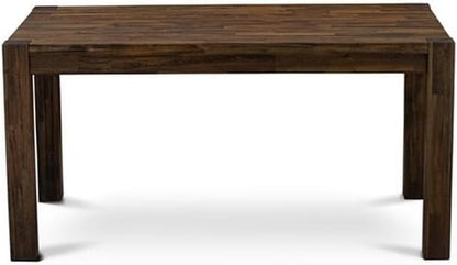 CN6-07-T Celina Dining Room Table - Rectangle Rustic Farmhouse Table , 36X60 Inch, Jacobean-3