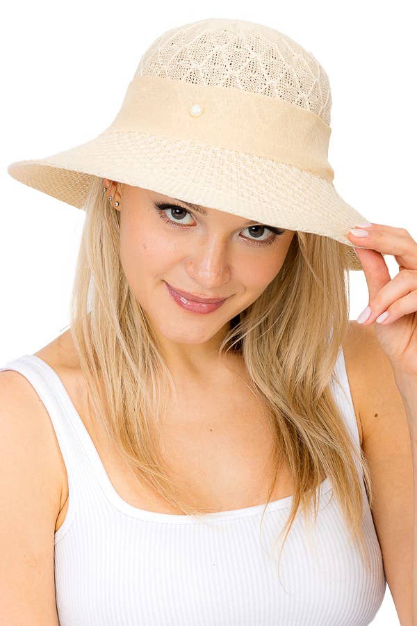 LAST ONES! Great Price! Ladies Crochet Fabric, Day Hat