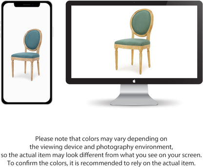 Phinnaeus Fabric Dining Chairs, 2-Pcs Set, Dark Teal-3