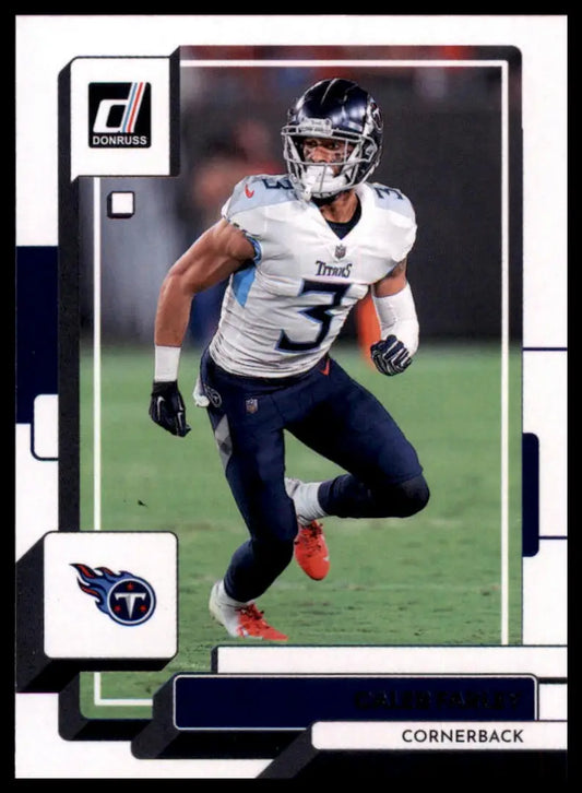 Caleb Farley 2022 Donruss football trading card Tennessee Titans product image