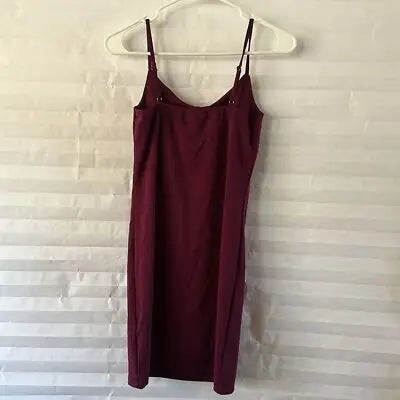 Deep red Camellia Women’s Burgundy Spaghetti Strap Dress in size small for elegant parties