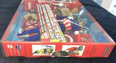 Boxed Captain America Marvel Super Heroes Collector Set with accessories and 8-inch figure