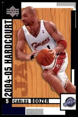 Carlos Boozer basketball card from 2004-05 Upper Deck Hardcourt series