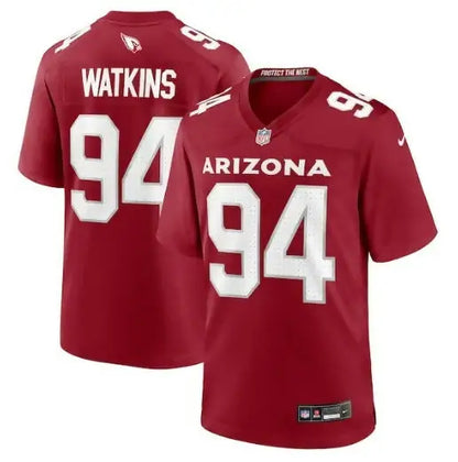 Arizona Cardinals Carlos Watkins Nike Game Player Jersey in Cardinal color