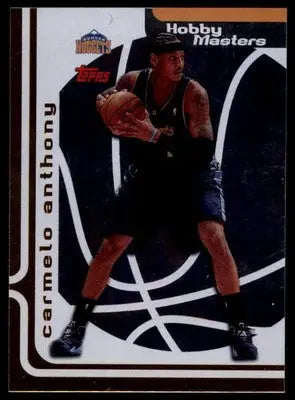 Carmelo Anthony basketball card from 2006-07 Topps Hobby Masters series