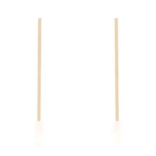 Carolee Gold Stainless Steel Line Drop Earrings - Earrings