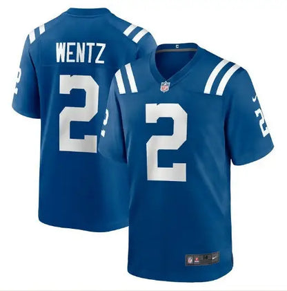 Blue Carson Wentz Indianapolis Colts Nike Game Jersey Royal jersey with number 2